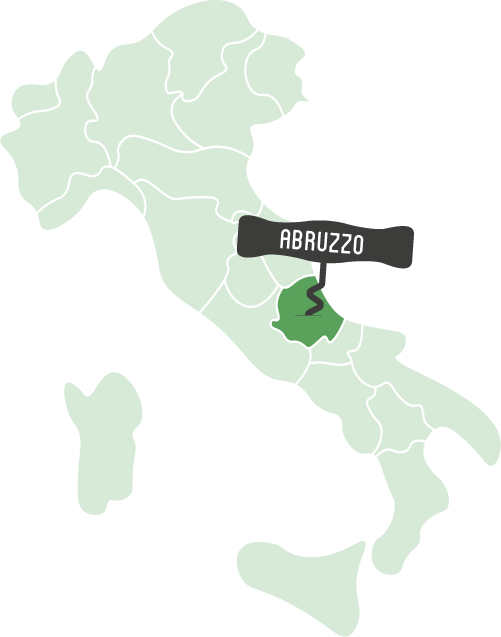 Wijnregio Abruzzo in Italië